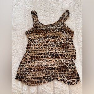 Miraclesuit Animal Print Swim Camisole